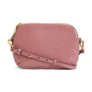 RADLEY LONDON Leather Dukes Place Faux Crocodile Medium Ziptop Crossbody